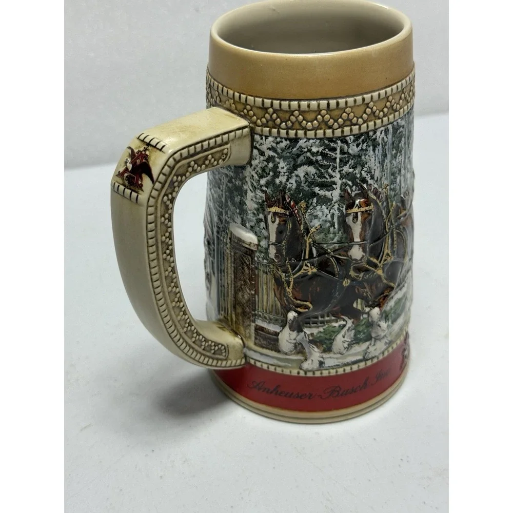 Rare Vintage 1987 Budweiser Holiday Beer 